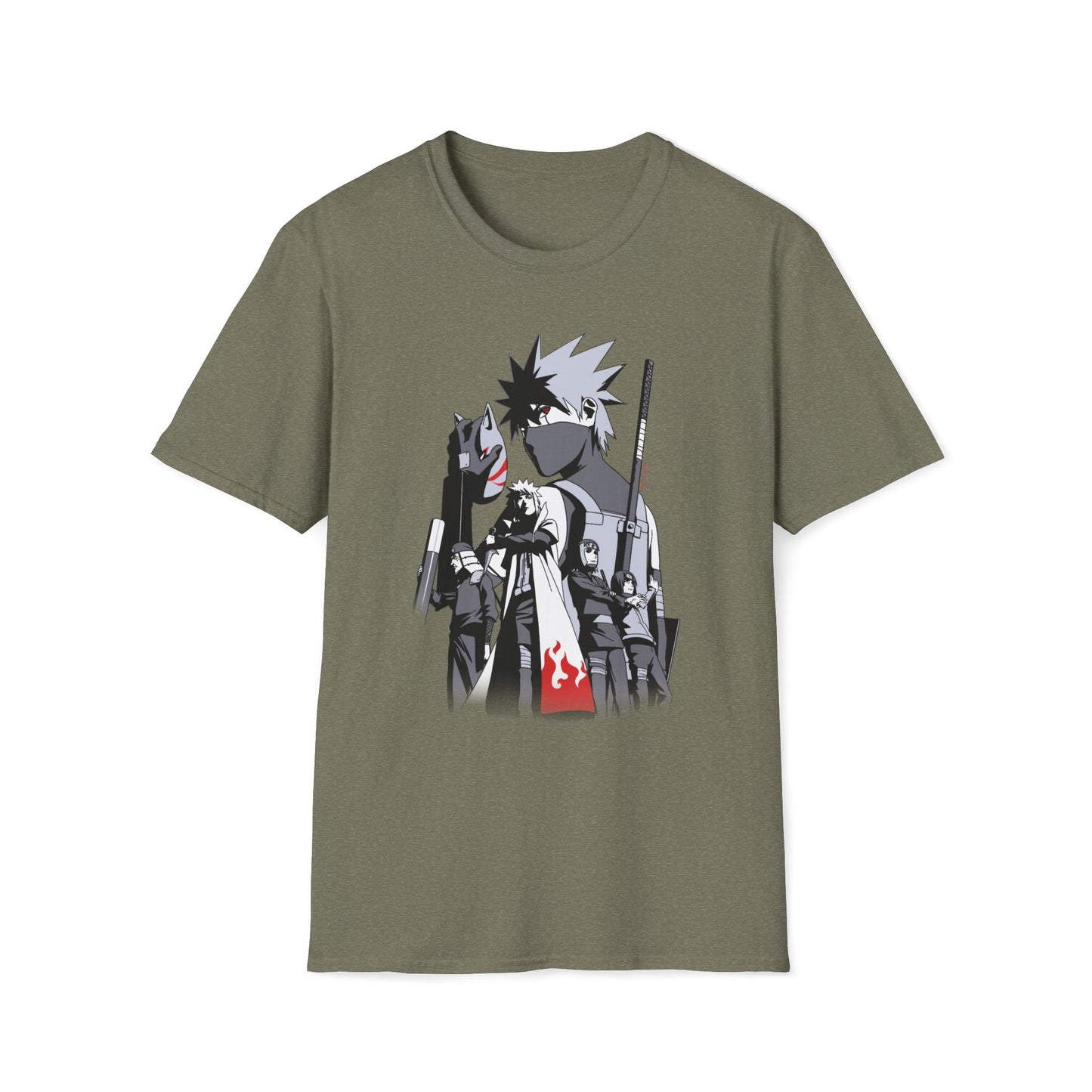 Anime Naurto Inspired Unisex Softstyle T-Shirt - Bold Graphic Design