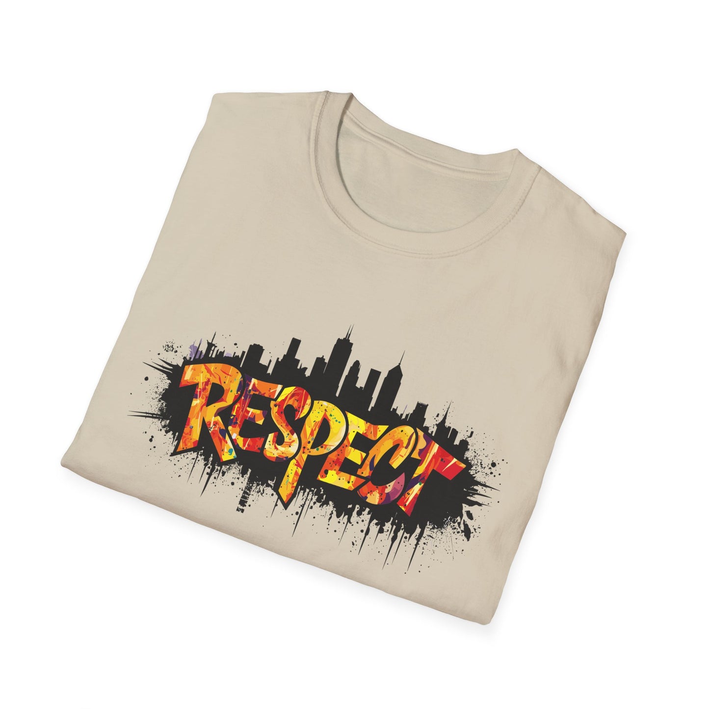 Respect Graphic Unisex T-Shirt, Urban Style Tee, Streetwear Top, Casual Wear, Gift for Friends, Stylish Statement Shirt