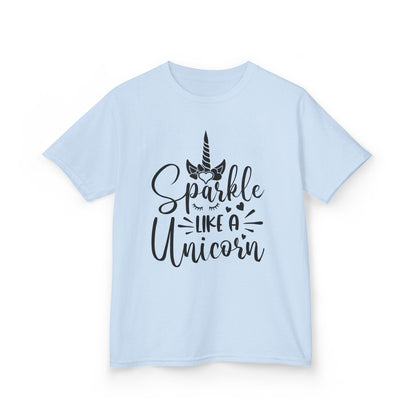 Sparkle Like A Unicorn Kids Tee - Fun & Colorful Cotton Shirt