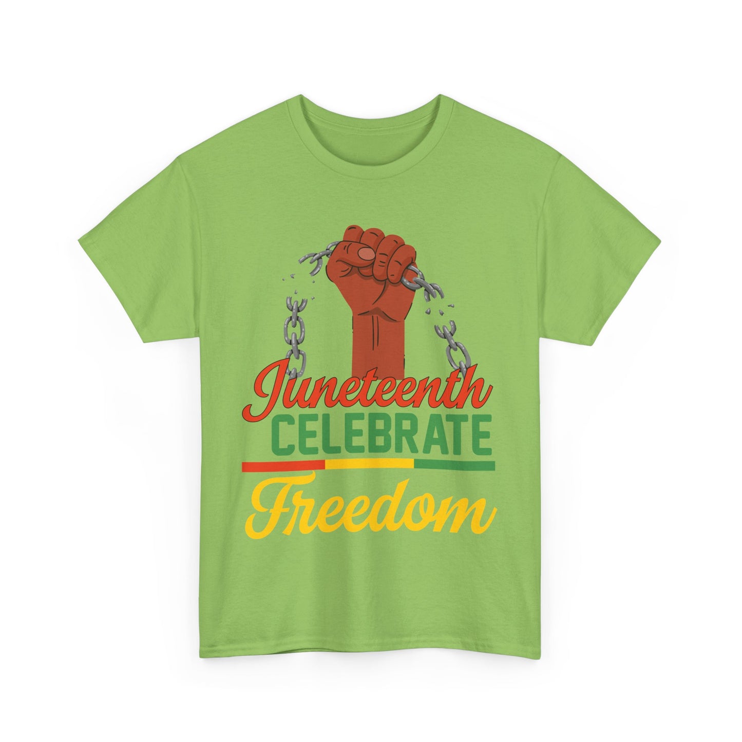 Juneteenth Freedom Tee, Celebrate Freedom Shirt, Unisex Cotton T-Shirt, Black History Month Apparel, Equality and Justice Top