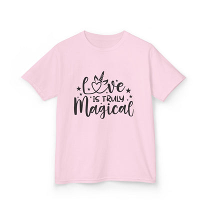 Kids Magical Love Tee - Cute & Comfy Heavy Cotton T-Shirt for Children