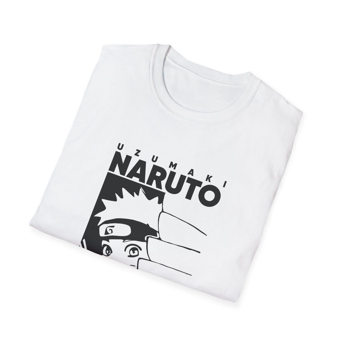 Naruto Unisex Softstyle T-Shirt - Fun Anime Graphic Tee for Fans