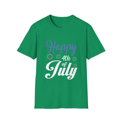 Happy Vibes Unisex Softstyle T-Shirt | Casual Wear, Gift for Friends, Birthday Gift, Positivity Shirt, Everyday Comfort