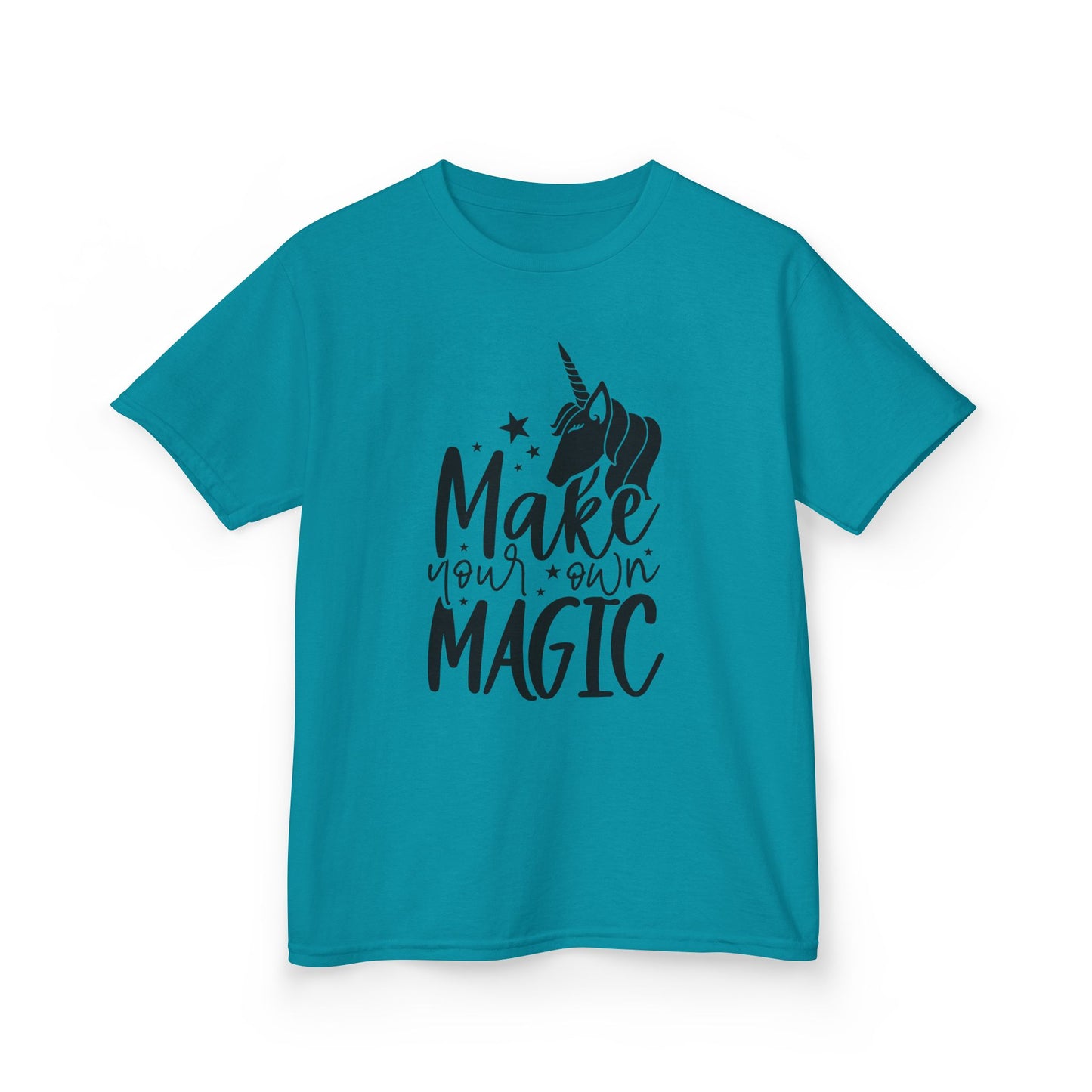 Kids Unicorn Magic Tee - 'Make Your Own Magic' Cotton Shirt
