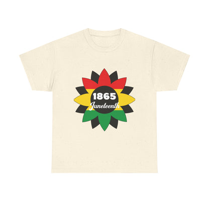 Juneteenth Celebration Tee - Unisex Heavy Cotton Shirt, African Heritage Apparel, Black History Month, 1865 Roots, Proud Culture Wear