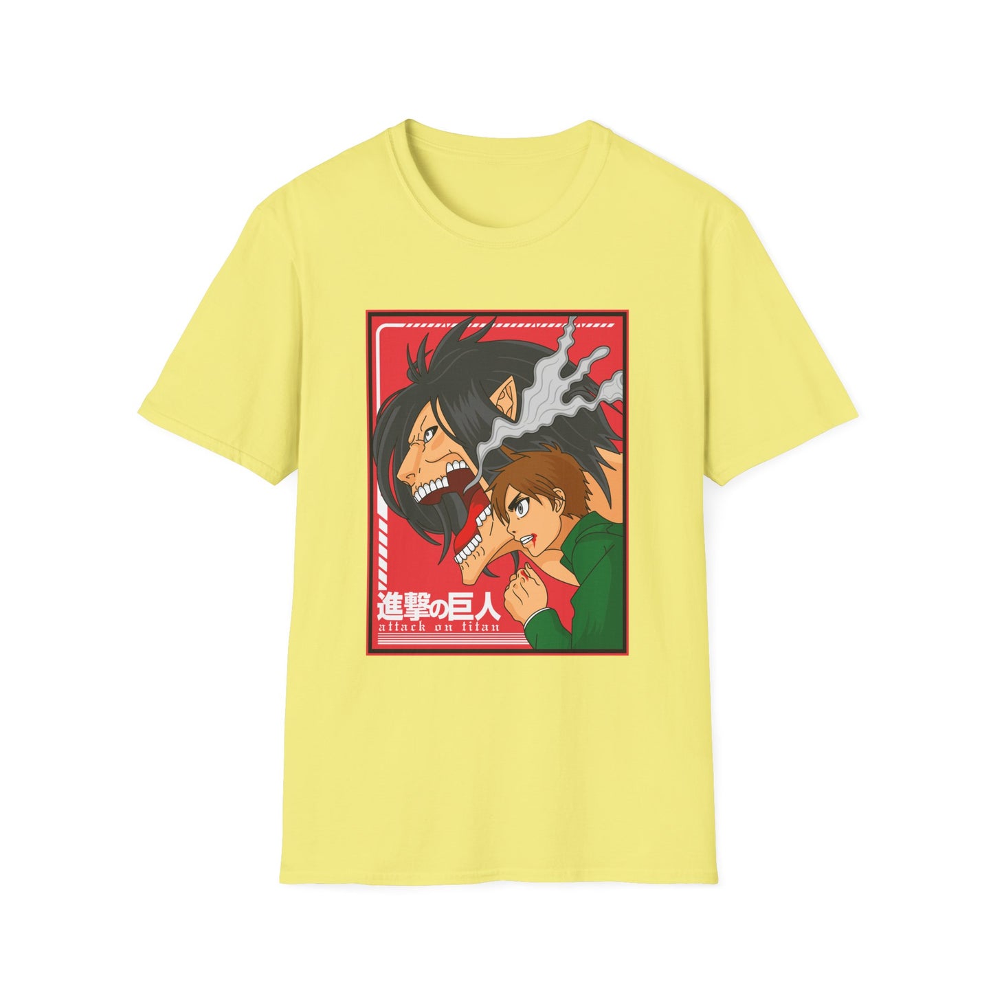 Anime-Inspired Unisex Tee - Softstyle T-Shirt, Casual Gift, Graphic Tee, Manga Apparel, Fan Merchandise
