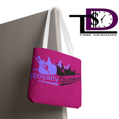 Royalty Queens Tote Bag - Stylish Reusable Tote for Queens, Perfect for Shopping, Beach Days, Gifts, Birthdays, and More