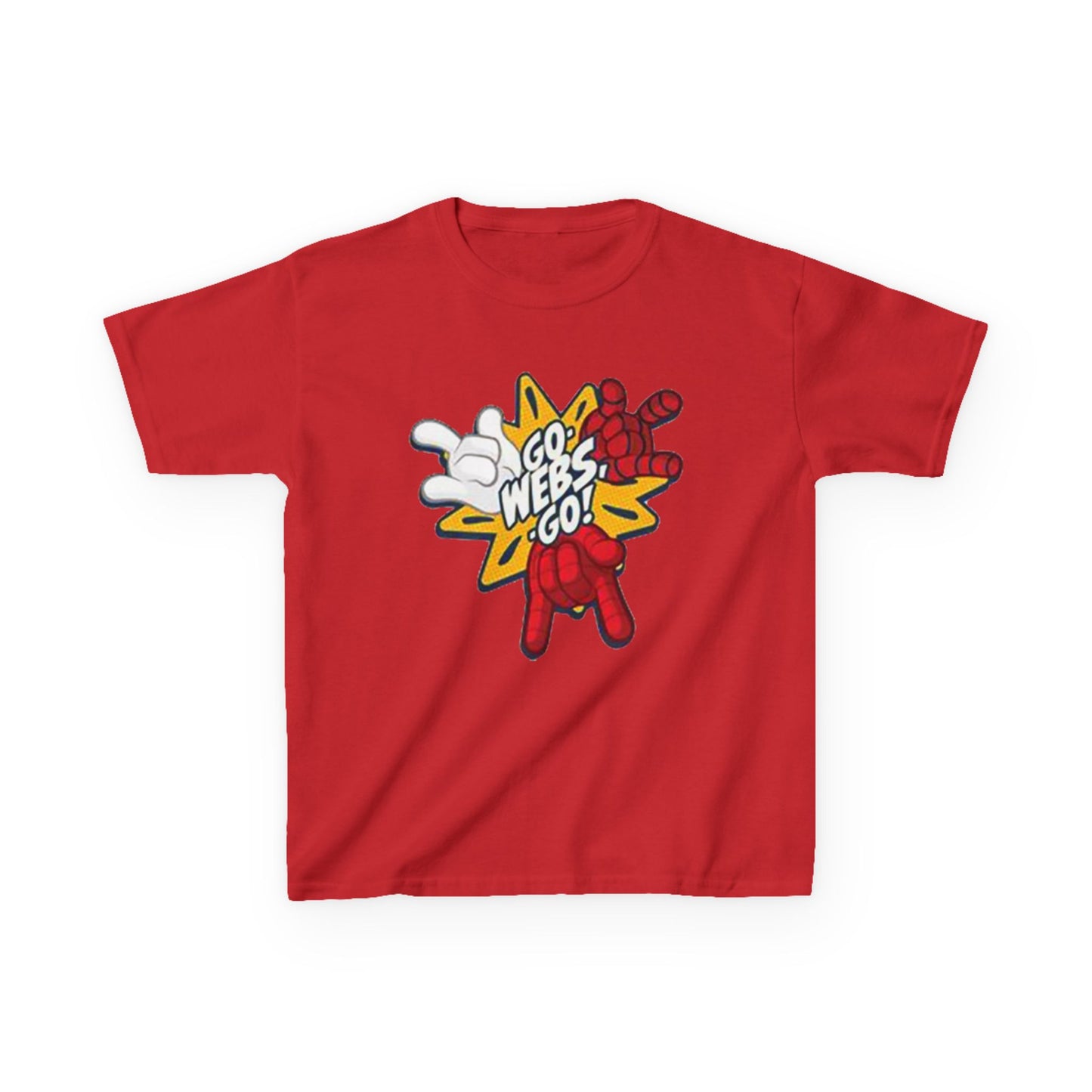 Kids Superhero Graphic Tee - Go Webs Go!