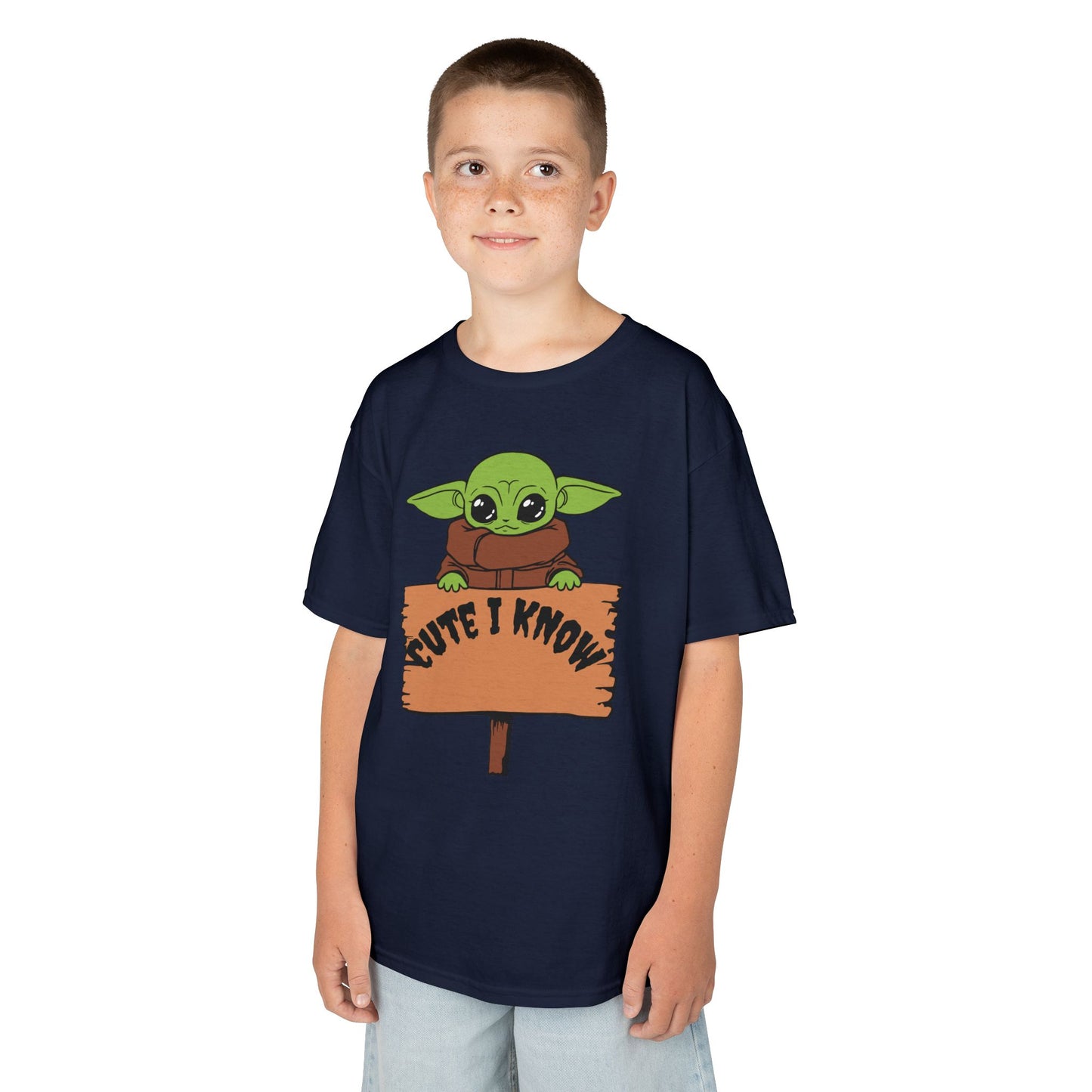 Cute Baby Alien Kids Tee - "Cute I Know" Design for Trendy Kids