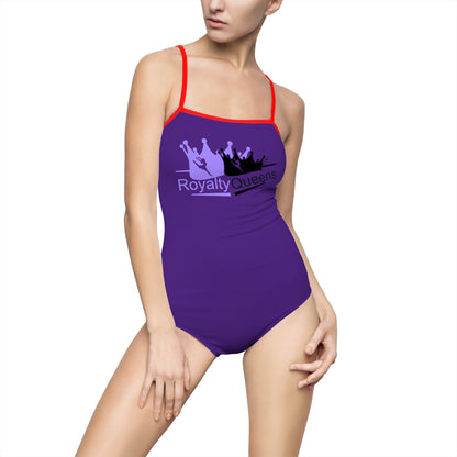 Royalty Queens One-Piece Swimsuit, Stylish Swimwear, Beach Day Essential, Summer Fashion, Pool Party Outfit