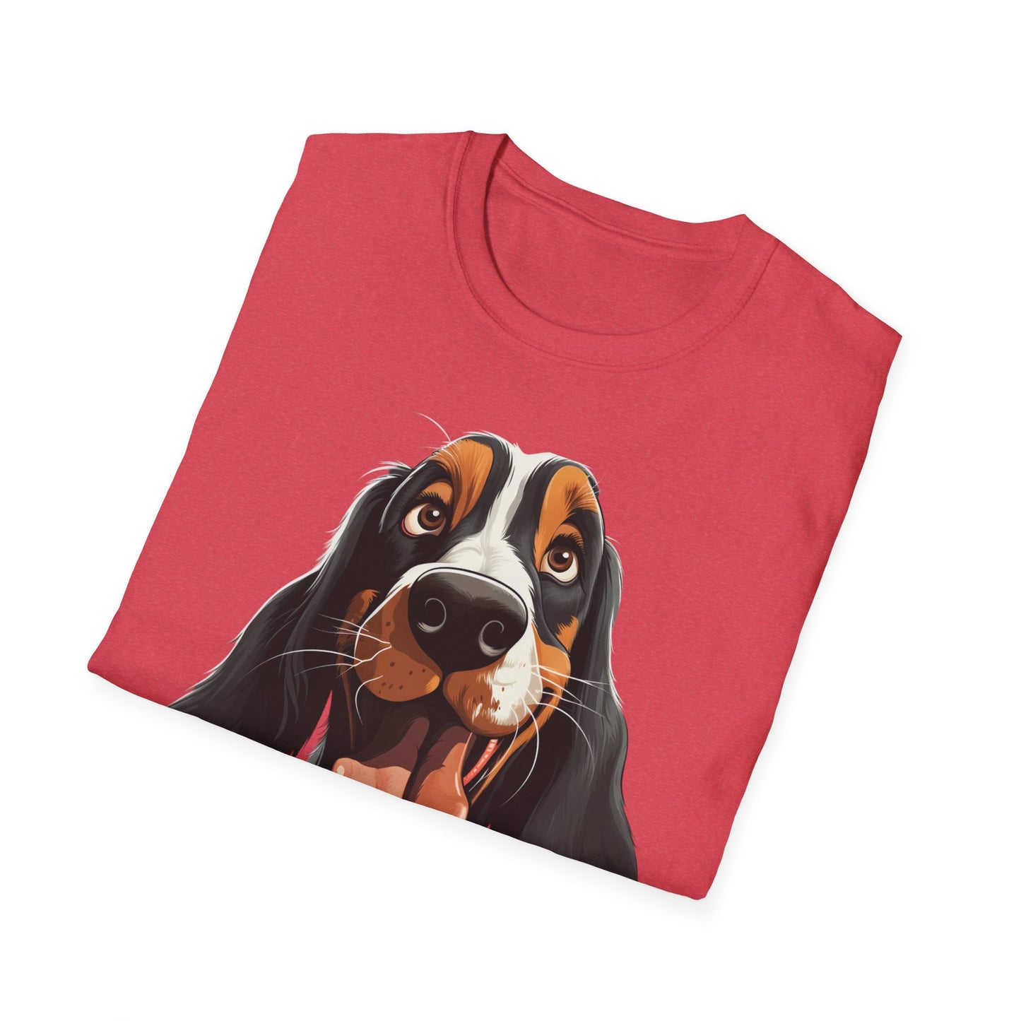 Cute Dog Graphic Unisex Softstyle T-Shirt - Perfect for Pet Lovers