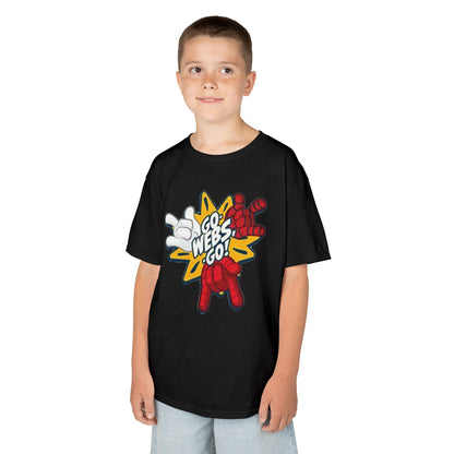 Kids Superhero Graphic Tee - Go Webs Go!