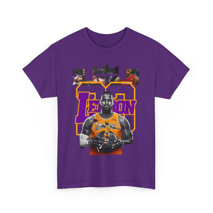 LeBron James Unisex Heavy Cotton Tee - Basketball Fan Apparel