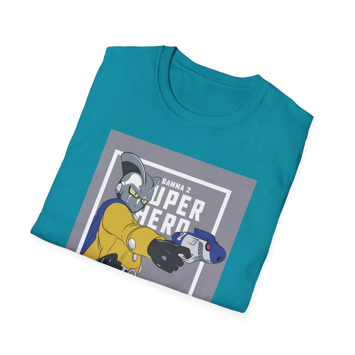 Superhero Unisex Softstyle T-Shirt | Comic Graphic Tee for Fans | Perfect Gift for Birthdays, Celebrations, Casual Wear, Events, Collectors