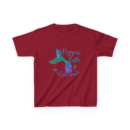 Flippin Cute Kids Tee - Colorful Whale Design for Fun-loving Children