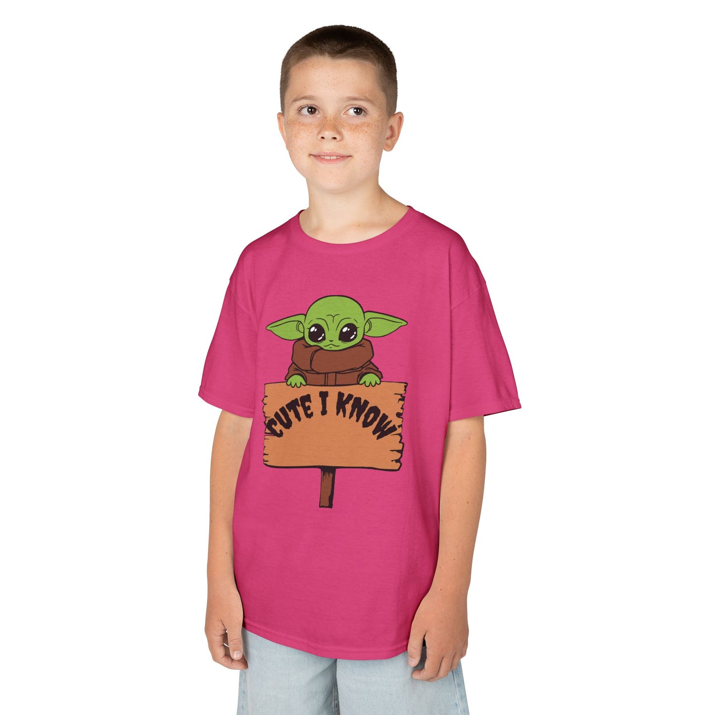 Cute Baby Alien Kids Tee - "Cute I Know" Design for Trendy Kids