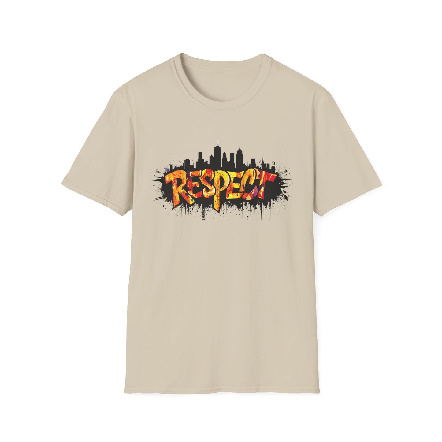 Respect Graphic Unisex T-Shirt, Urban Style Tee, Streetwear Top, Casual Wear, Gift for Friends, Stylish Statement Shirt