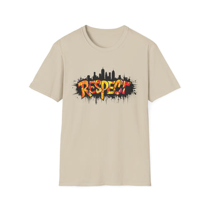 Respect Graphic Unisex T-Shirt, Urban Style Tee, Streetwear Top, Casual Wear, Gift for Friends, Stylish Statement Shirt