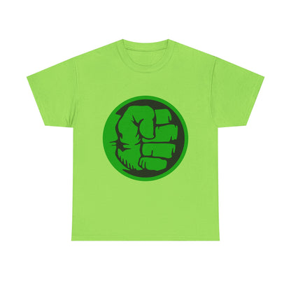 Fist of Strength Unisex Heavy Cotton Tee - Bold Apparel for Fitness Lovers, Gym Gift, Motivational T-Shirt, Workout Gear, Cool Graphic Tee