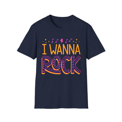 Rock the Day Unisex Softstyle T-Shirt - Music Lover Gift, Concert T-Shirt, Statement Tee, Fun Casual Wear, Rock Music Apparel