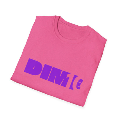 DIM T Unisex Softstyle T-Shirt - Trendy Streetwear Tee, Casual Apparel, Gift for Friends, Summer Fashion, Graphic Tee, Everyday Wear