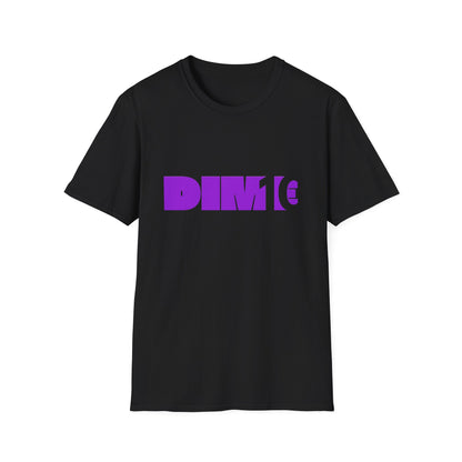 DIM T Unisex Softstyle T-Shirt - Trendy Streetwear Tee, Casual Apparel, Gift for Friends, Summer Fashion, Graphic Tee, Everyday Wear