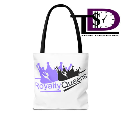 Royalty Queens Tote Bag, Stylish Shopping Tote, Gift for Queens, Dance Enthusiast Bag, Birthday Tote, AOP Design
