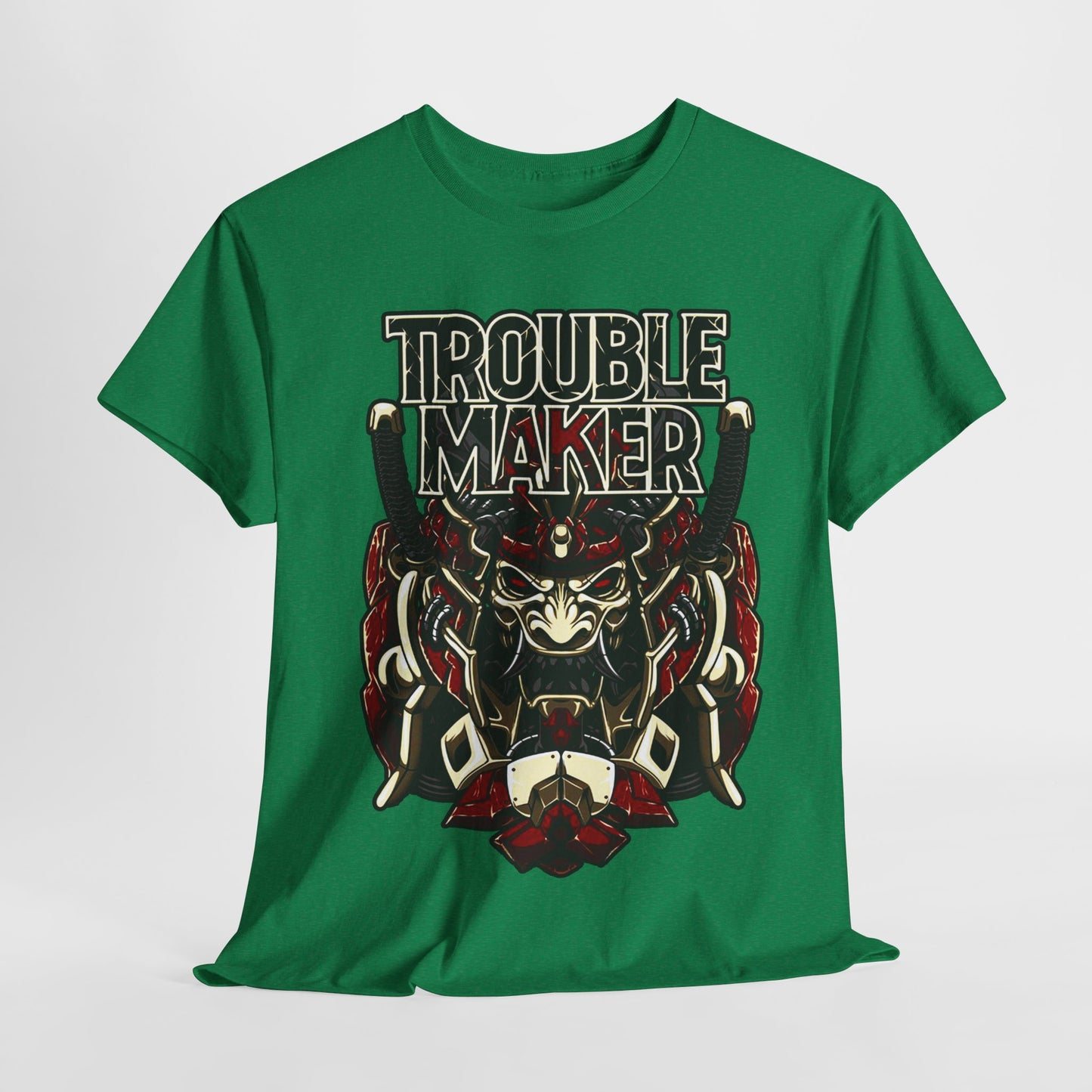 Trouble Maker Graphic Tee - Unisex Heavy Cotton Shirt for Rebels and Mischiefs