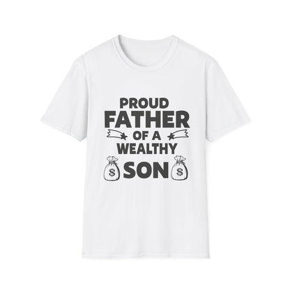 Proud Father T-Shirt - Unisex Softstyle Tee for Celebrating Dads