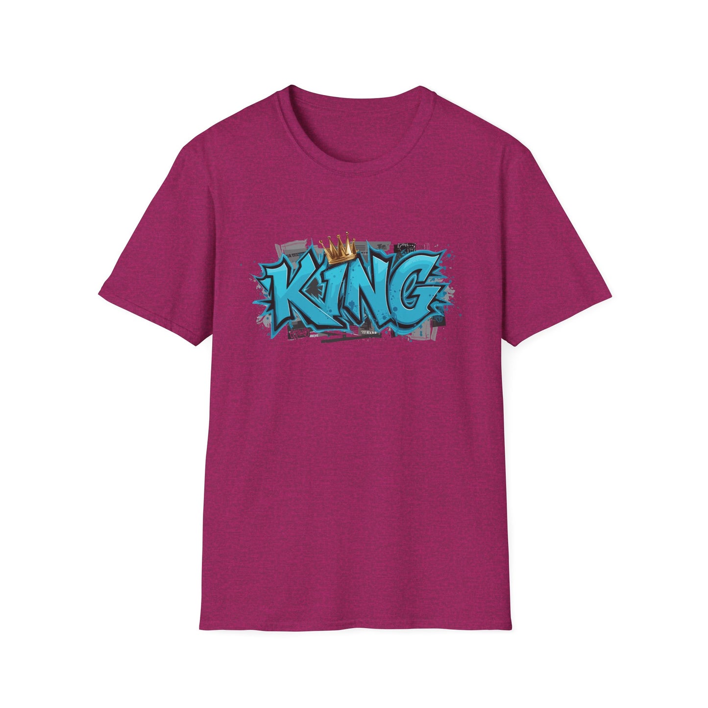 King Graffiti Unisex T-Shirt | Cool Urban Style Tee, Streetwear Fashion, Unique Gift for Him, Self-Expression, Birthday Present