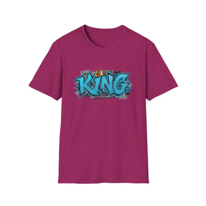 King Graffiti Unisex T-Shirt | Cool Urban Style Tee, Streetwear Fashion, Unique Gift for Him, Self-Expression, Birthday Present