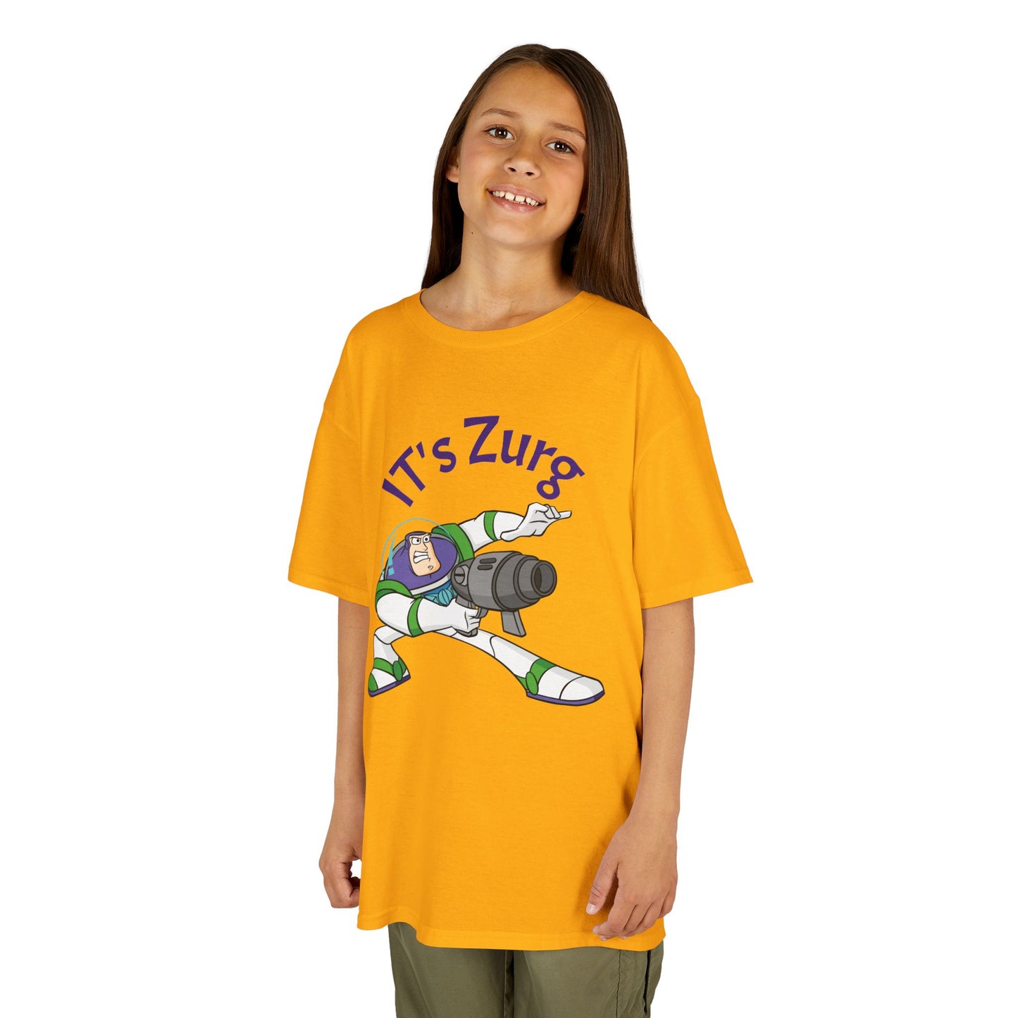 Kids Buzz Lightyear Tee - 'It's Zorg' Fun Cotton T-Shirt