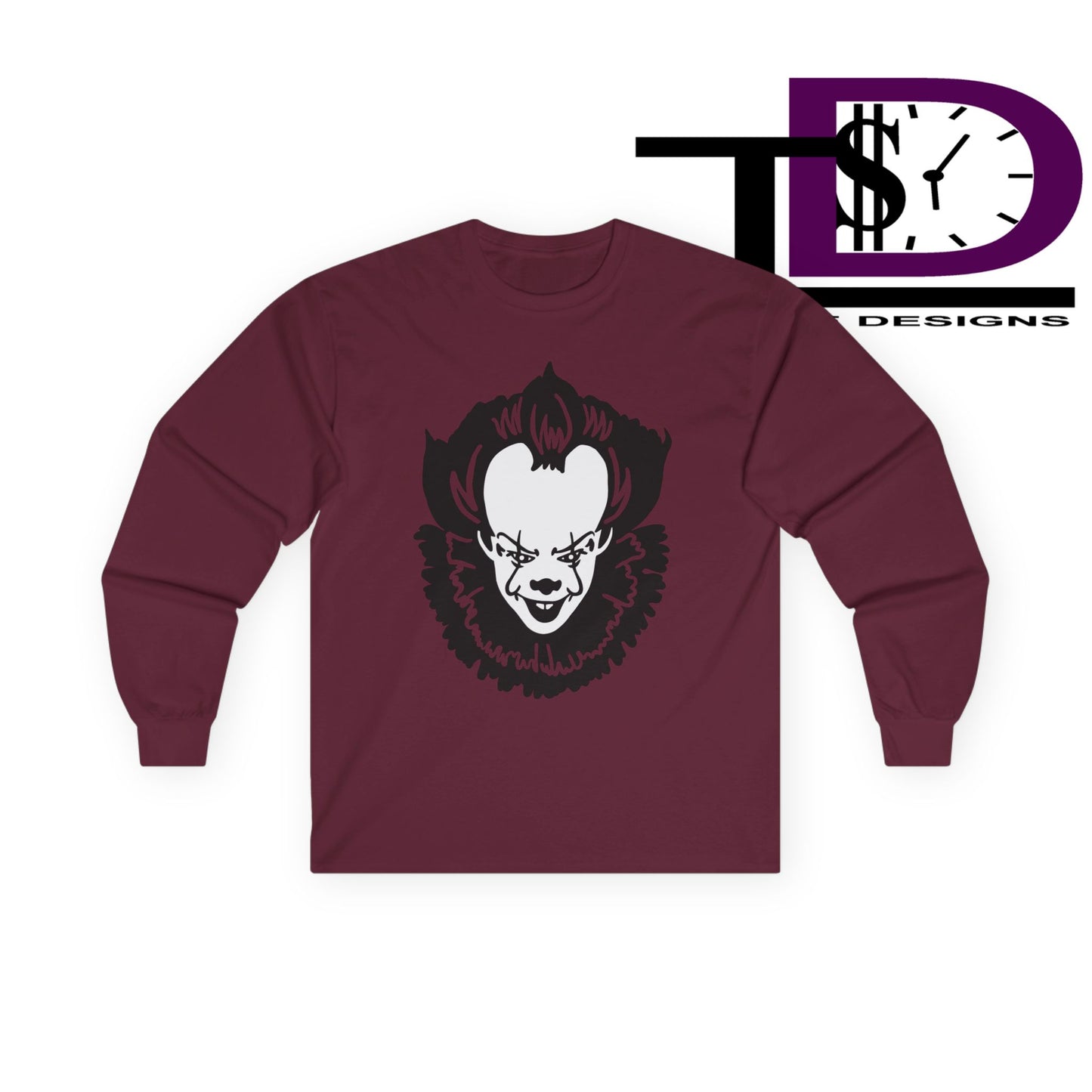 Fierce Lion Graphic Long Sleeve Tee | Perfect for Animal Lovers, Unique Gift, Casual Wear, Birthday, Everyday Style, Statement Shirt