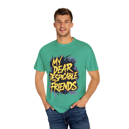 Despicable Friends Graphic Tee, Unisex T-Shirt, Casual Wear, Gift for Friends, Fun Statement Shirt, Graphic Tee for Fans