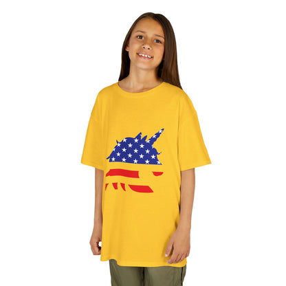 Patriotic Unicorn Kids Heavy Cotton Tee