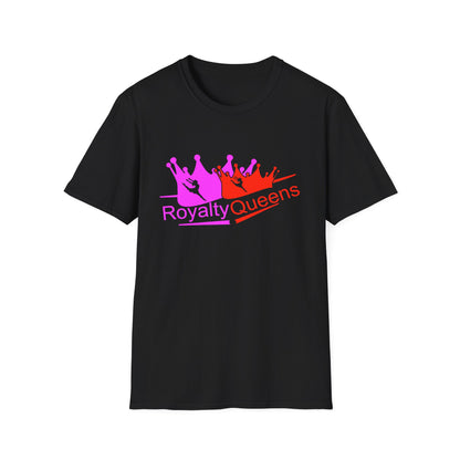 Royalty Queens T-Shirt - Celebrate Your Inner Queen, Unisex Softstyle Tee, Ideal for Birthdays, Pride Events, Feminist Gatherings, [...]