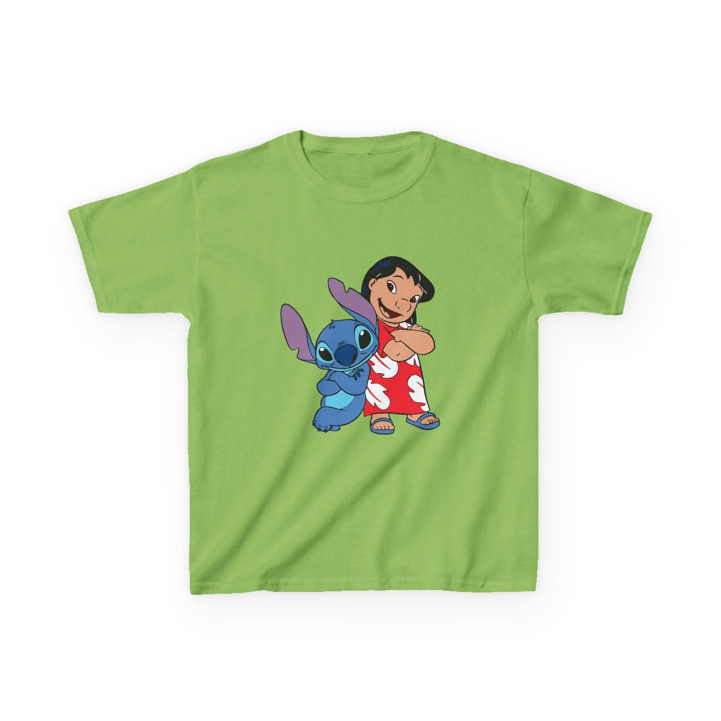 Kids Hawaiian Style T-Shirt with Stitch and Lilo