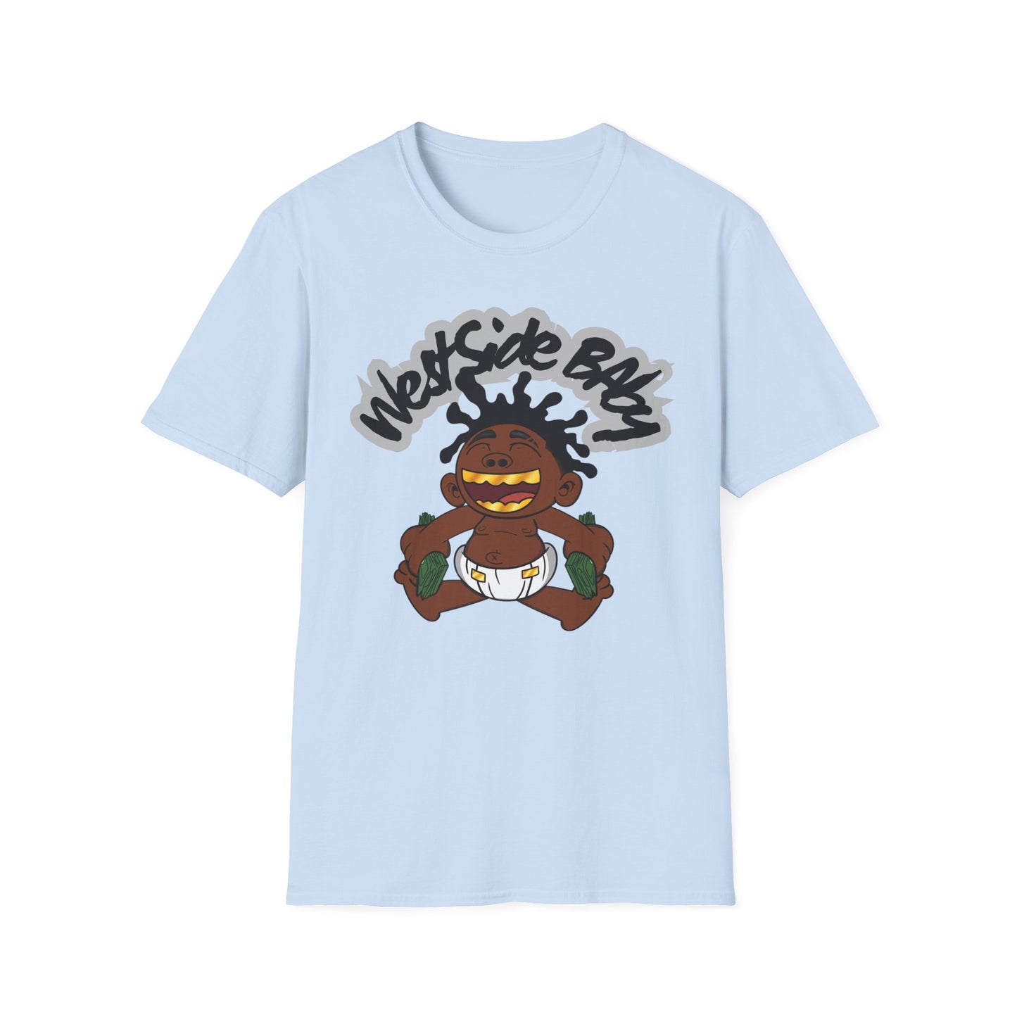 Westside Baby Graphic T-Shirt - Unisex Softstyle Tee for Fun and Unique Style