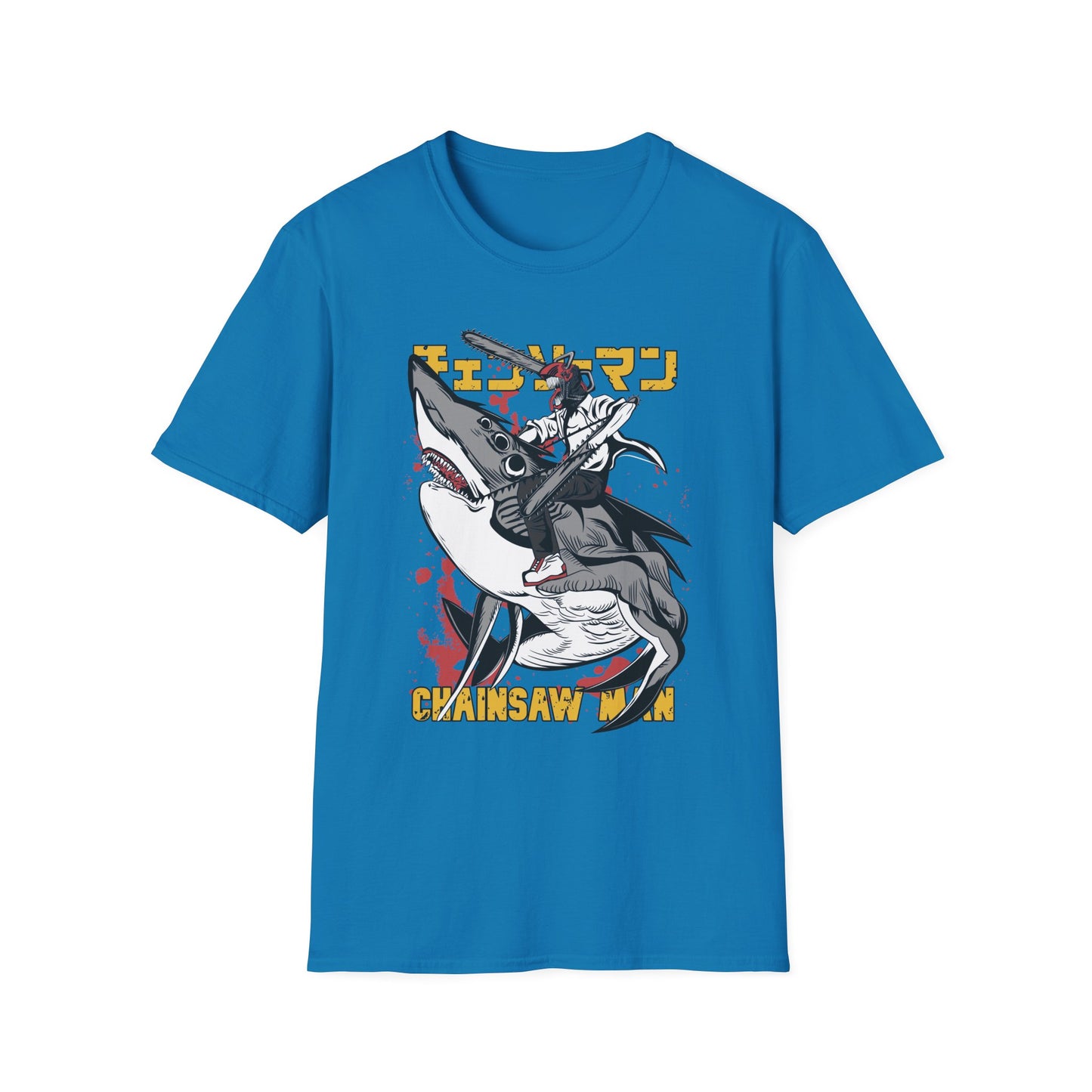 Unisex Softstyle T-Shirt with Unique Design, Cool Graphic Tee, Casual Wear, Gift for Anime Fans, Daily Comfort