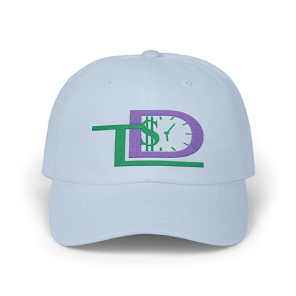 Classic Dad Cap with Dollar Clock Design, Stylish Baseball Hat for Dad, Gift for Father’s Day, Casual Cap for Every Occasion