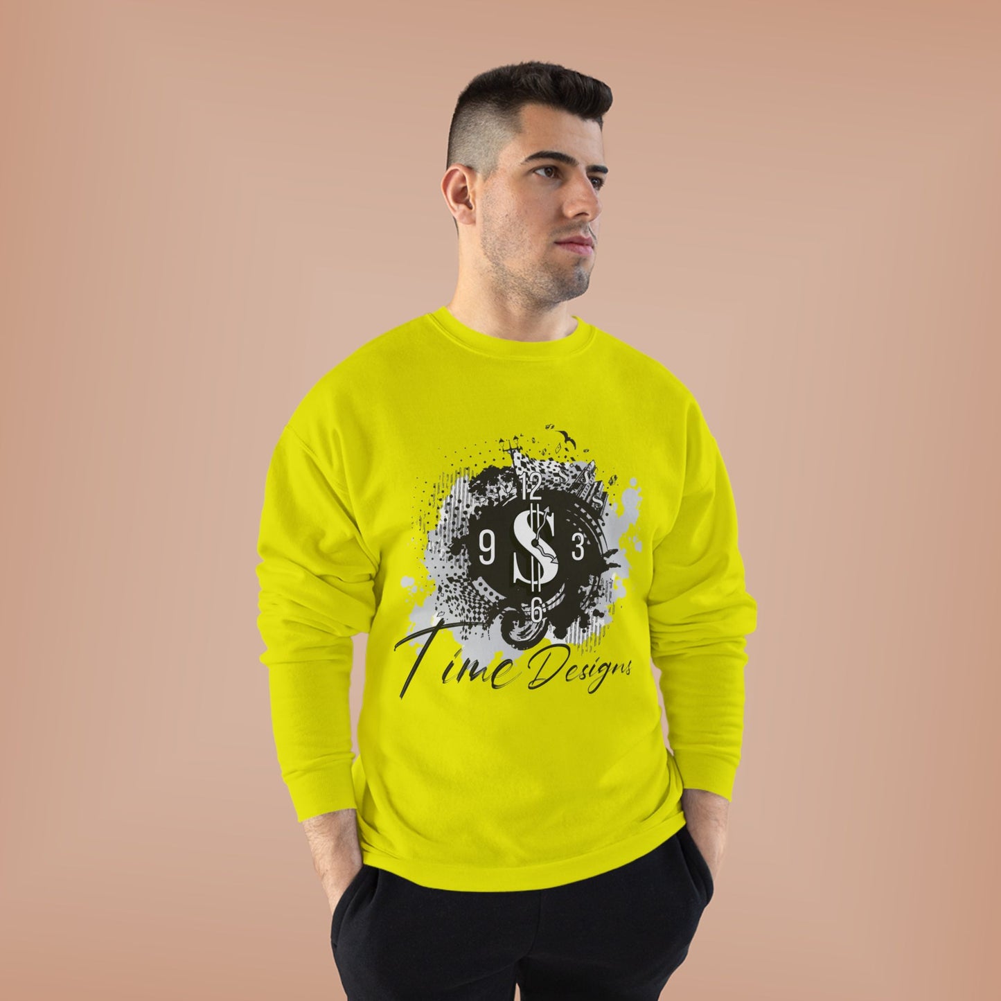 Unisex Eco-Friendly Graphic Crewneck Sweatshirt