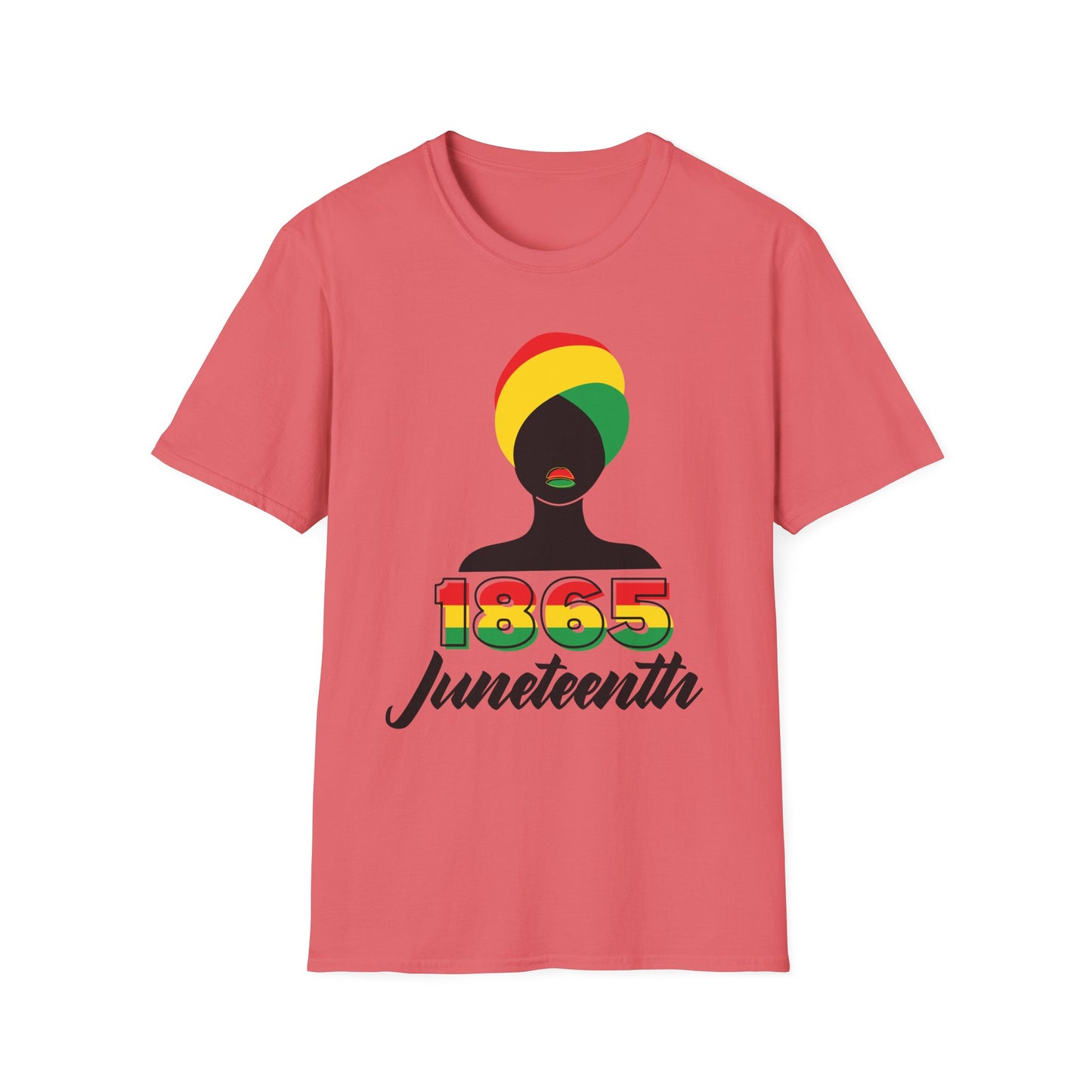 Juneteenth Celebration T-Shirt, Black History Month Tee, Unisex Softstyle Shirt, 1865 Juneteenth Shirt, African American Pride Top