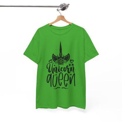 Unicorn Queen Unisex Heavy Cotton Tee - Fun and Playful Graphic T-Shirt for Unicorn Lovers