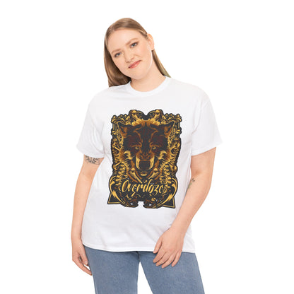 Courageous Wolf Unisex Heavy Cotton Tee