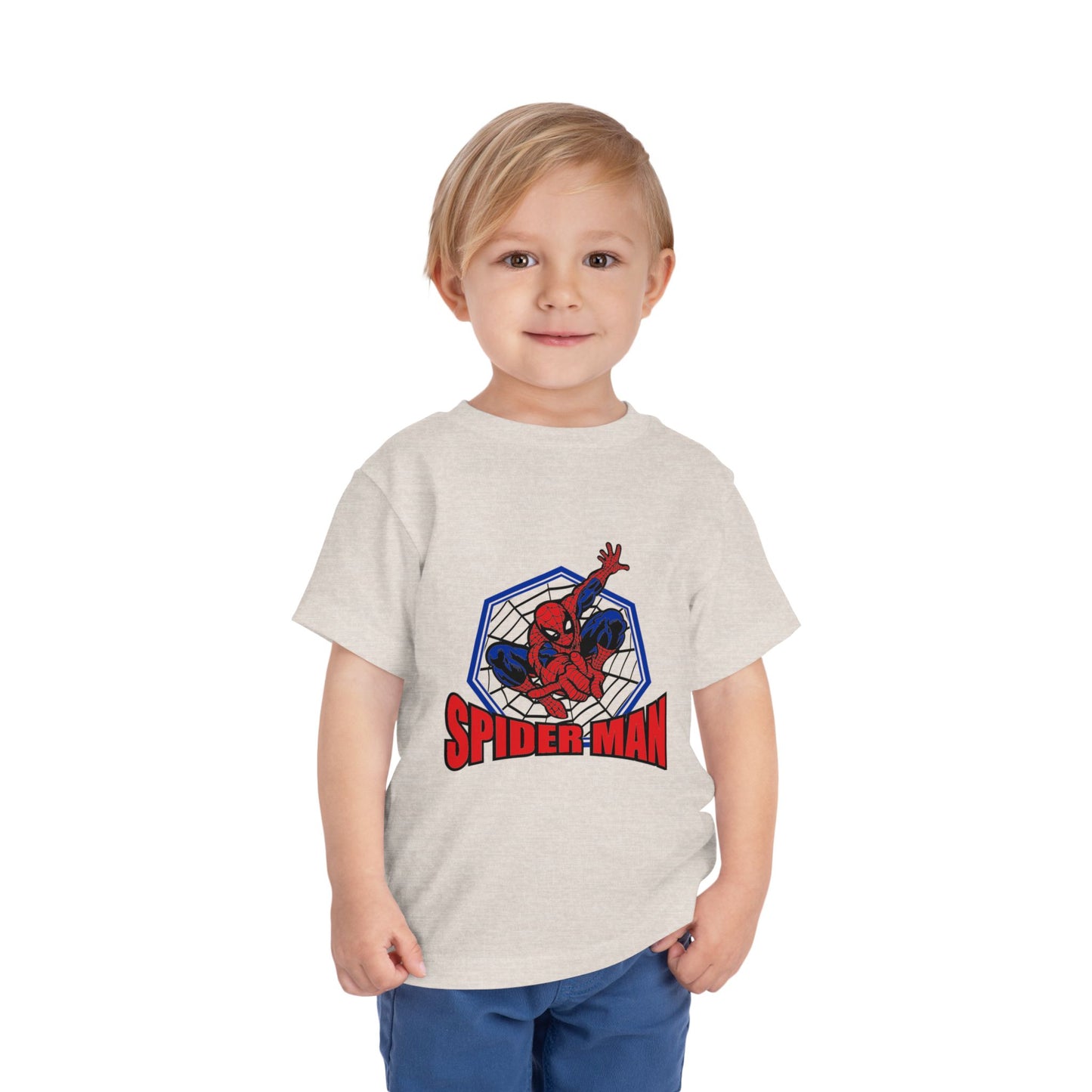 Spider-Man Toddler T-Shirt, Cute Kids Tee, Superhero Birthday Gift, Child's Playwear, Cartoon Apparel