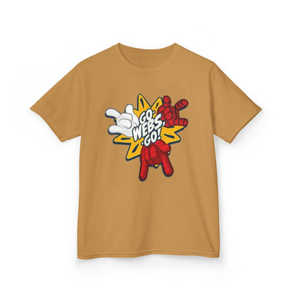 Kids Superhero Graphic Tee - Go Webs Go!