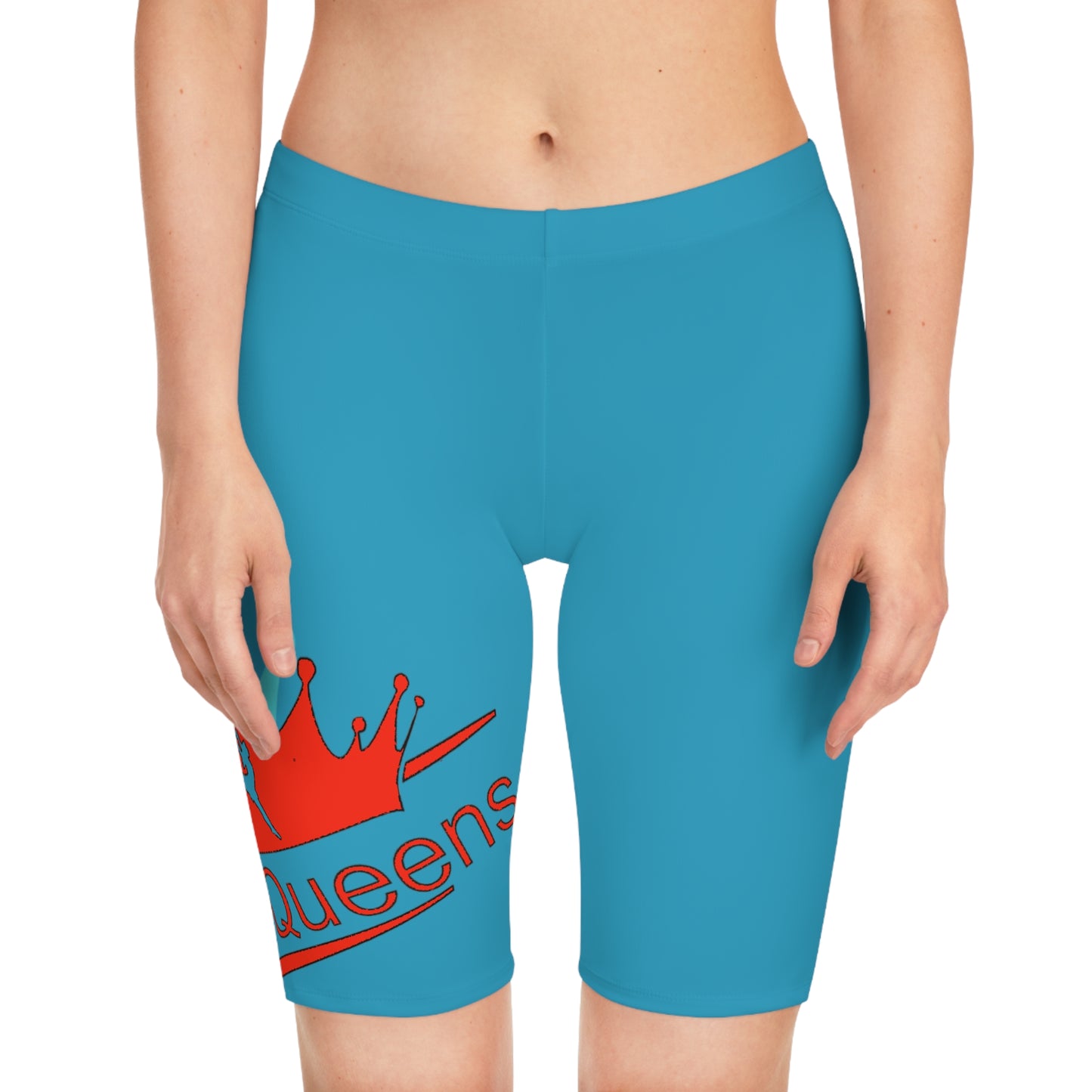 Queens Bike Shorts - Women's Athletic Shorts, Fitness Gear, Cycling Wear, Summer Style, Birthday Gift