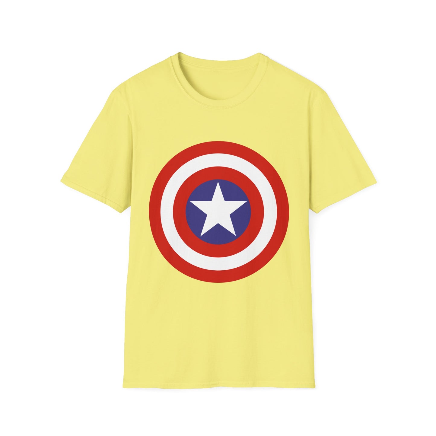 Captain-Inspired Unisex Softstyle T-Shirt, Superbowl Fan Tee, Superhero Gift, Comic Birthday Shirt, Casual Everyday Wear, Graphic Crew [...]