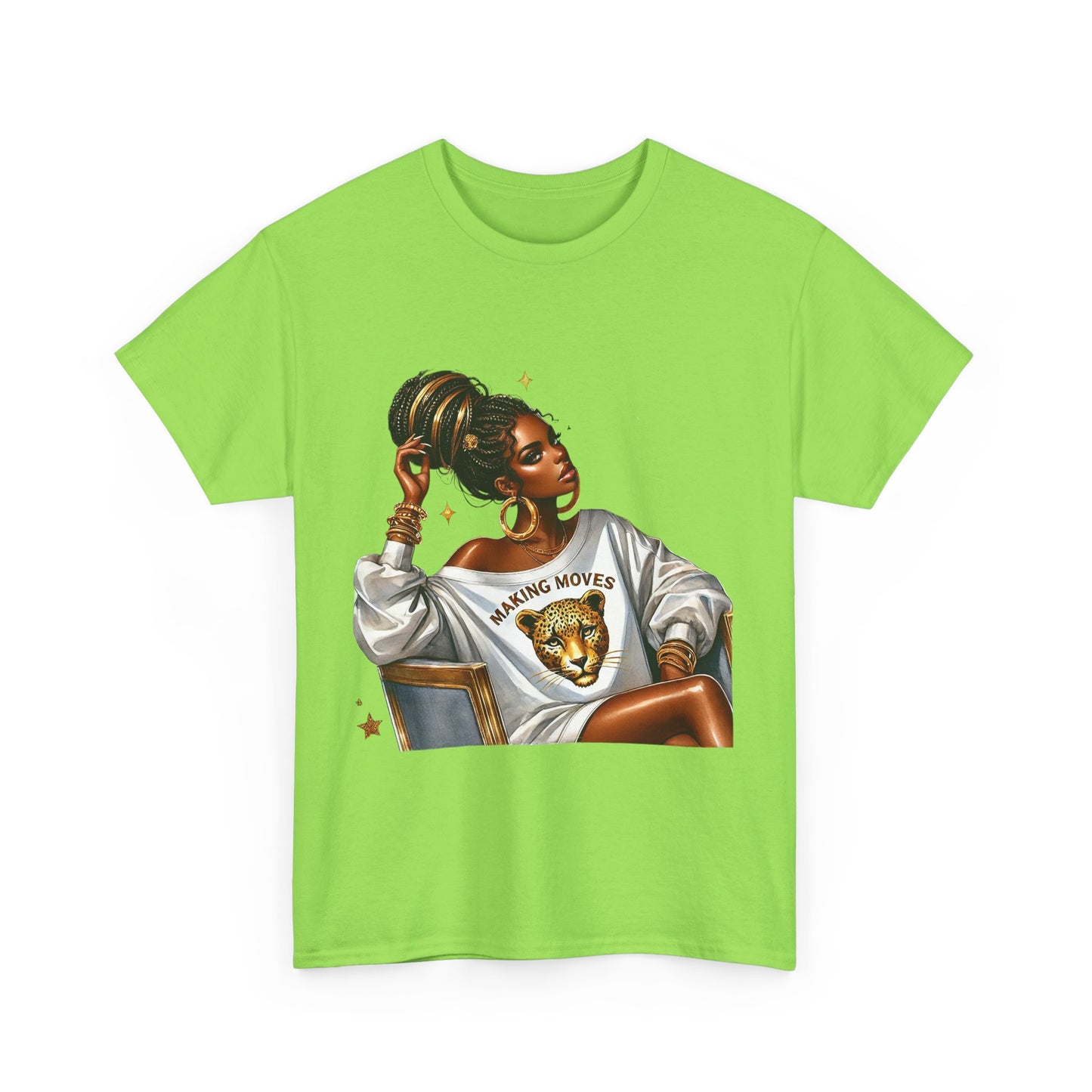 Empowering Women Graphic Tee - 'Making Moves' Heavy Cotton Unisex T-Shirt
