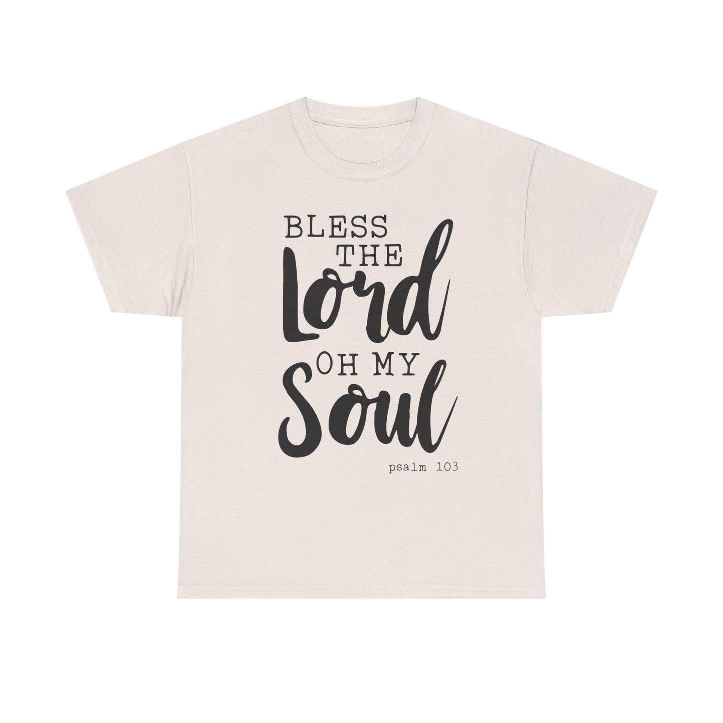 Bless the Lord Unisex Heavy Cotton Tee - Inspirational Christian Shirt